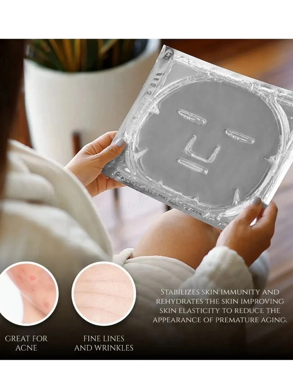 Predire Hydrating Silver Facial Mask Sheet – Intensive Rejuvenation